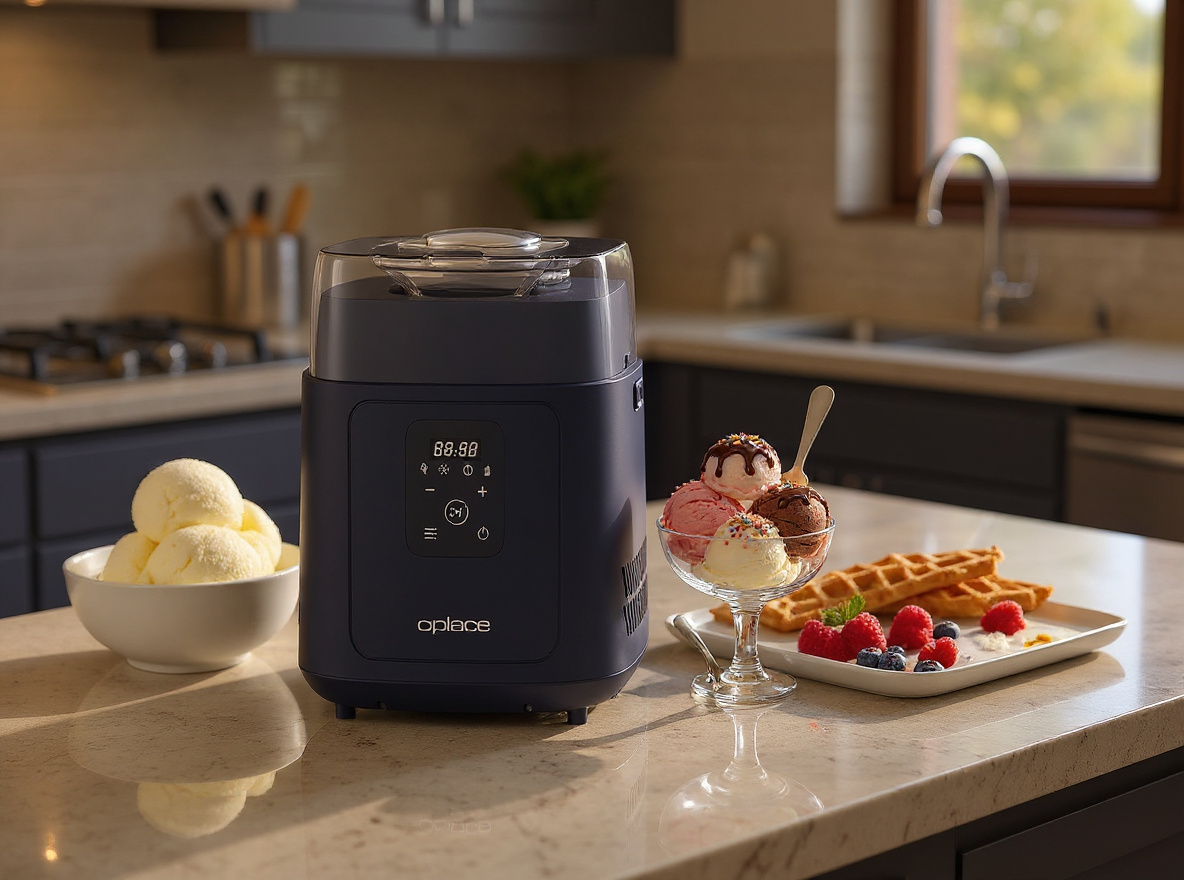 Instant Pot InstantChill Ice Cream Maker with Built‑In Compressor, No Pre‑Freezing, Real Ice Cream in Minutes\*, Gelato, Sorbet, Rolled, Non‑Dairy, Mix‑Ins, Easy Clean Up, Quiet, Makes Up to 2 Pints