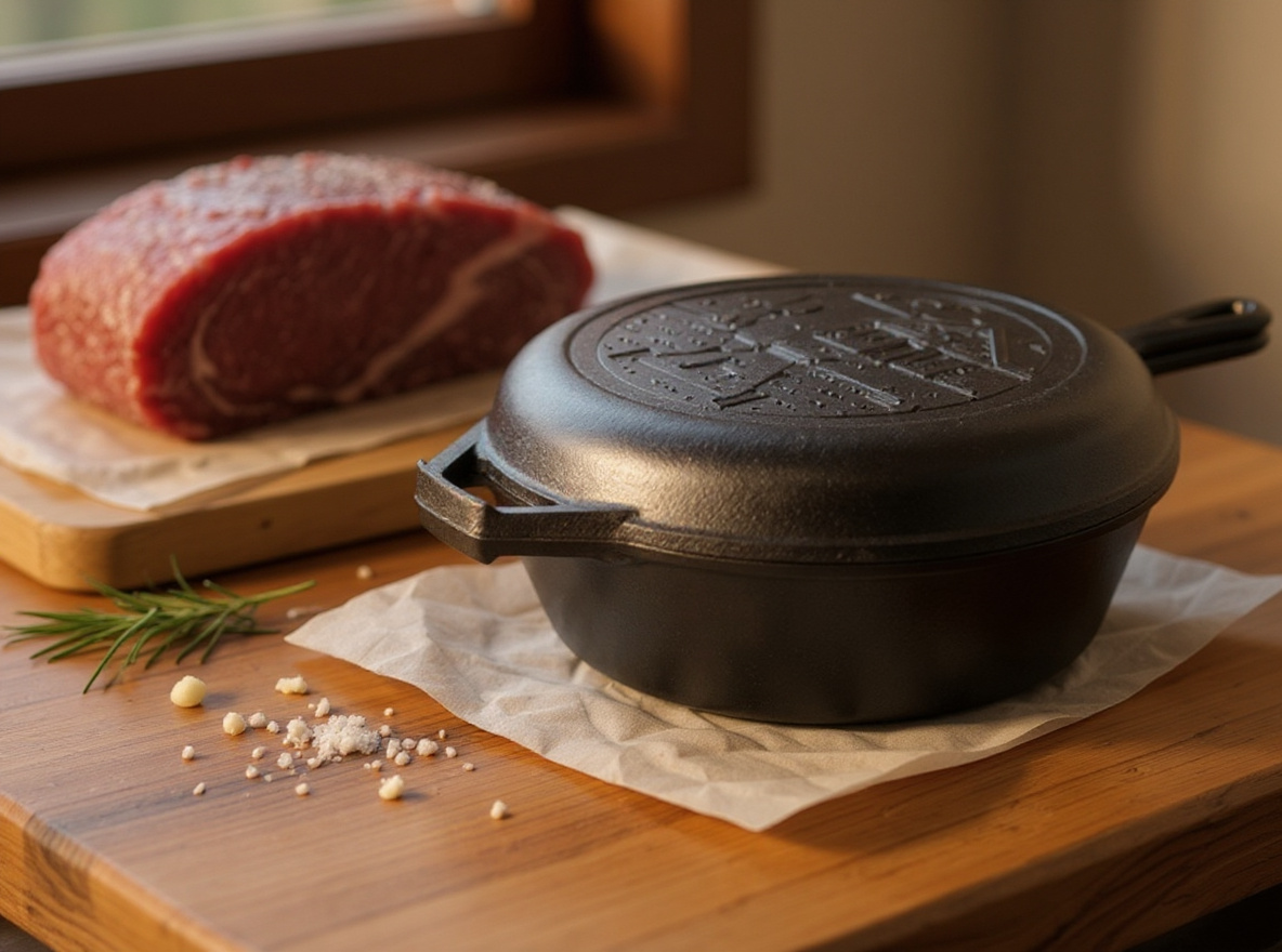 Lodge Cast Iron Combo Cooker - PFAS-Free 2-in-1 3.2 Quart Deep Pot and 10.25 Inch Skillet Set - Dutch Oven with Skillet Lid for Sourdough, Frying, and Camping - Made in the USA